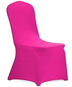 Fuchsia Stretch Spandex Chair Cover