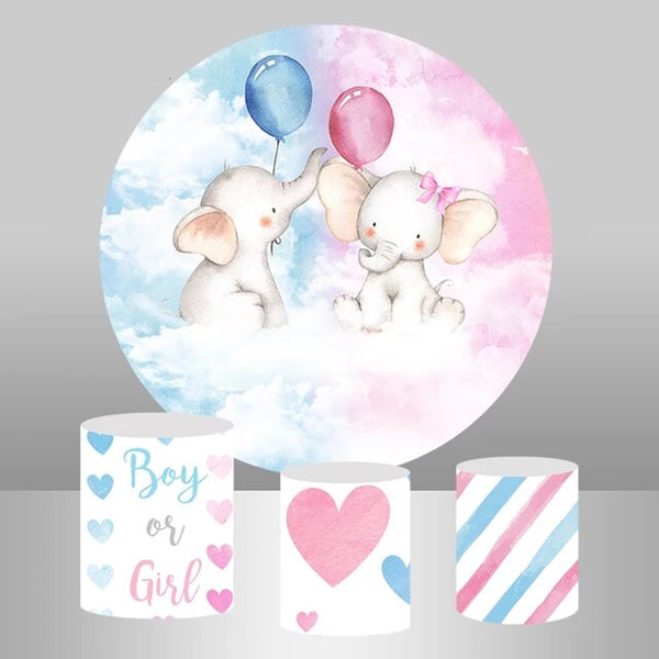 Gender Reveal Décor Package with custom covers