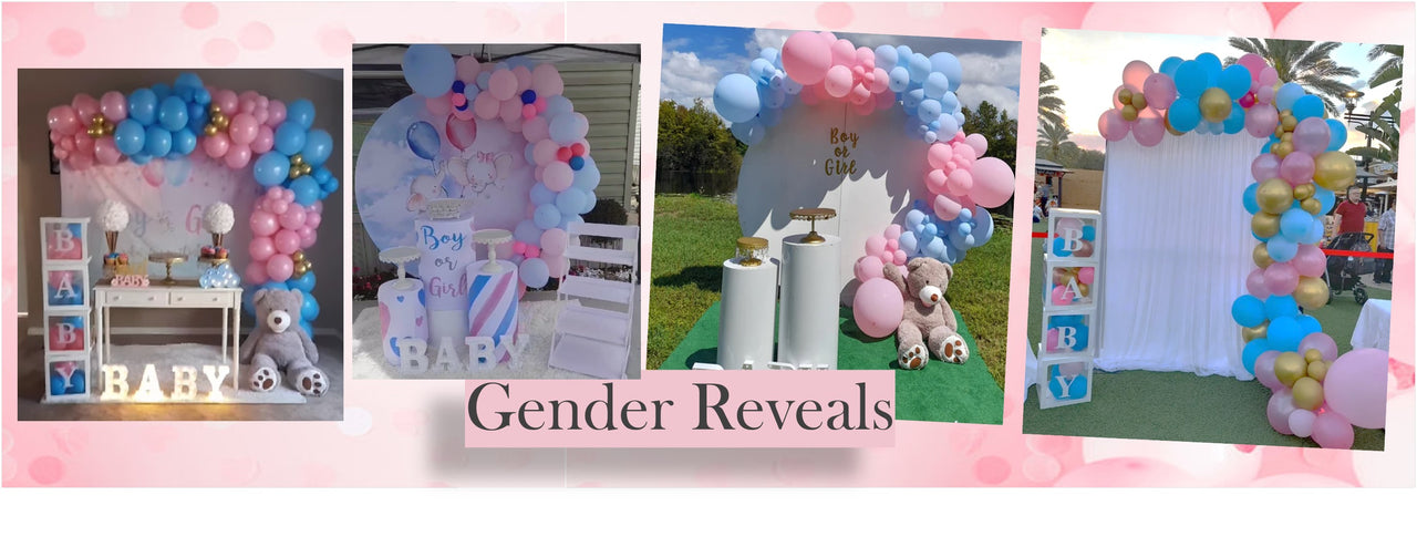 Gender reveal banner