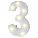 Rental of Light numbers in decor packages