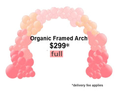 Full Organic balloons arch