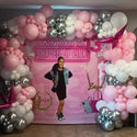 Full organic garland with CUSTOM backdrop