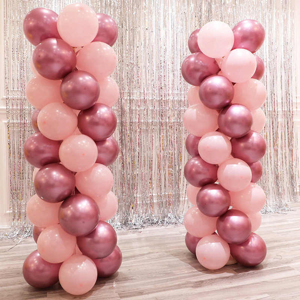Balloons columns Girl choose a variant