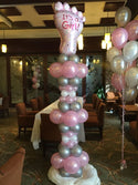 Balloons columns Girl choose a variant