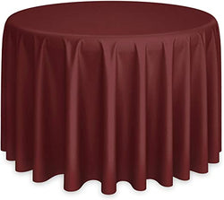 Burgundy 108 inches Round Tablecloth Rental