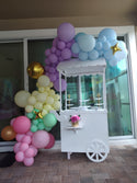 Wood Candy cart for Decor Rental