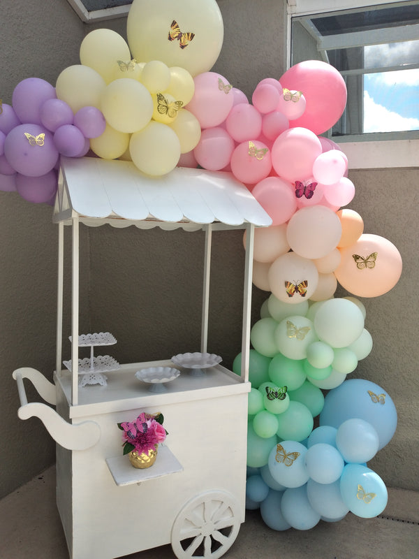 Wood Candy cart for Decor Rental