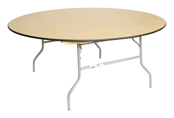 Round Wood Tables Rental