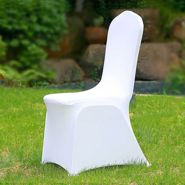 White Covers for Chair Spandex  (Only the cover)