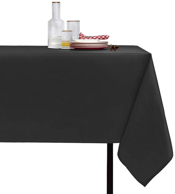 Black Rectangular Tablecloth 60x102 inches