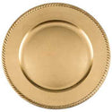 13″ Gold Charger Plates Rental