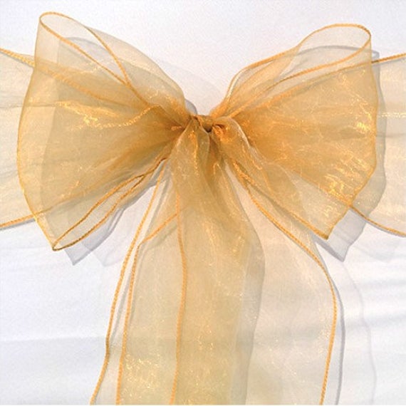 Satin Tulle elegant Chair sash rental