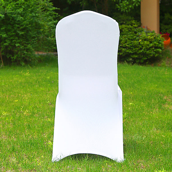 White Covers for Chair Spandex  (Only the cover)
