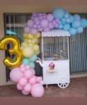 Wood Candy cart for Decor Rental